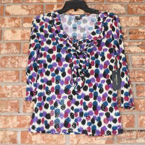 RAFAELLA Studio Multicolored Top  NWT